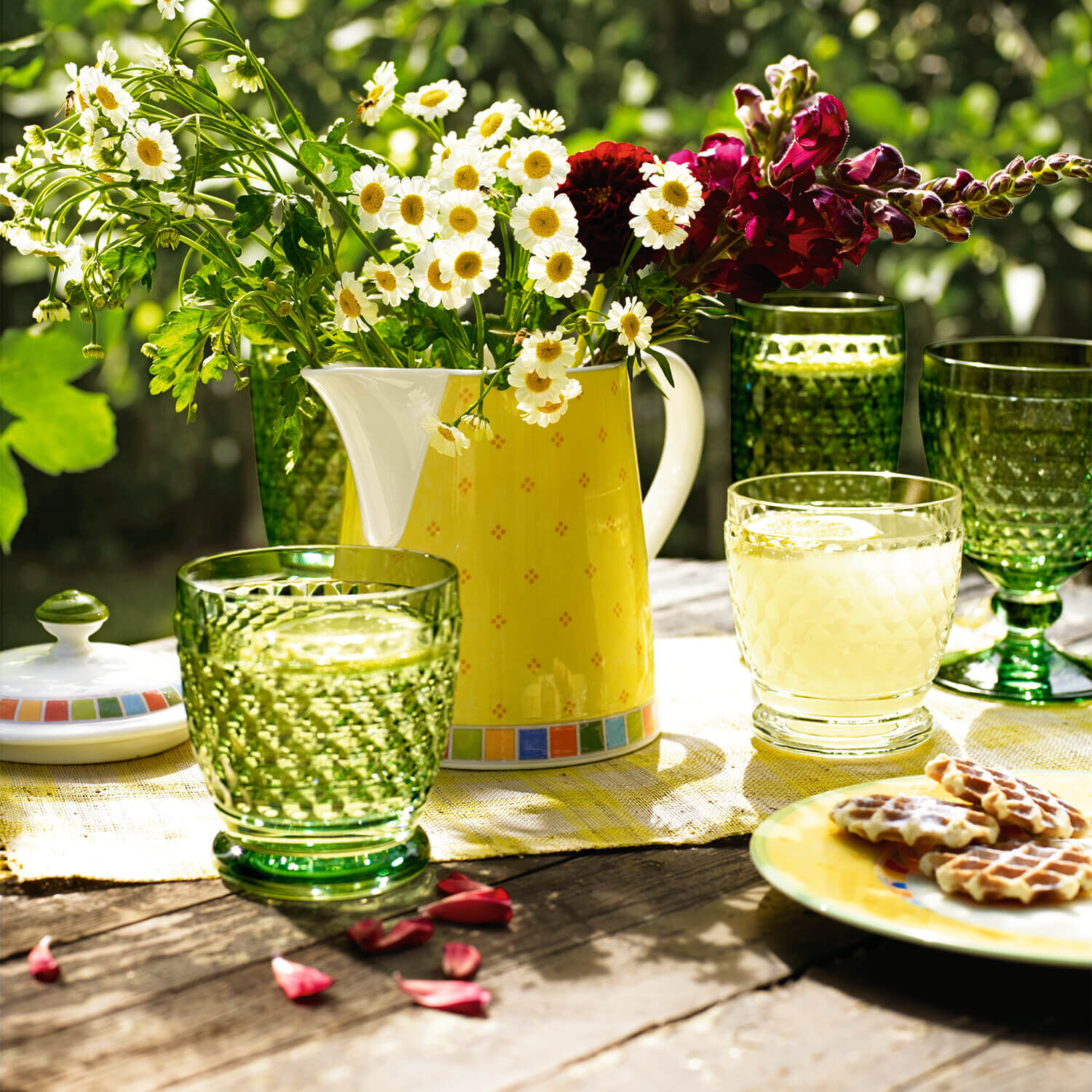 Boston Water glass Green, 6.8 oz, crystal glass