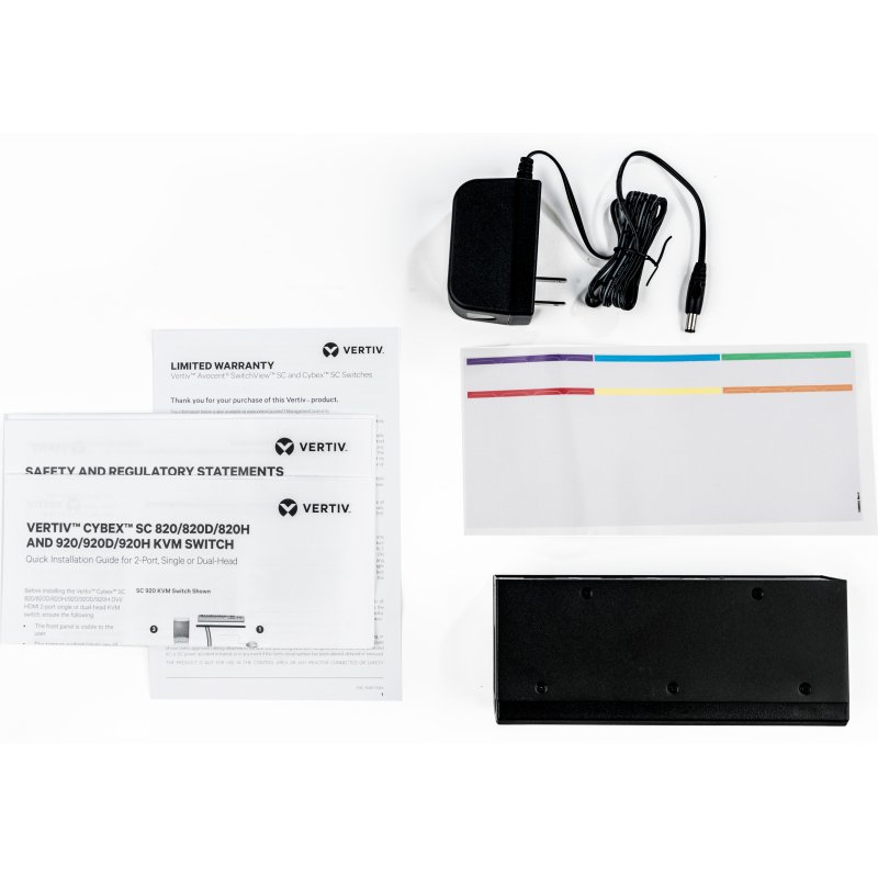 Vertiv Avocent 2 Ordinateur(s) - 1 Utilisateur(s) local - 3840 x 2160USB - 2 x DisplayPort - Bureau