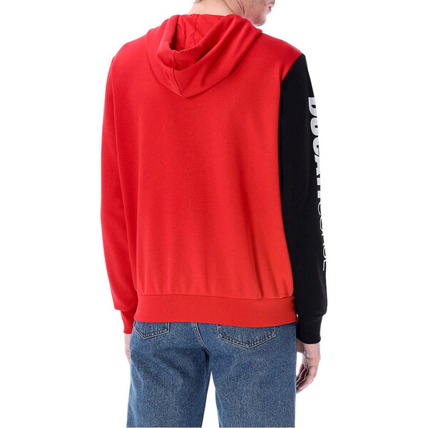 ducati racing - Sweat zippé à capuche Corse - 2023 Rouge / Noir