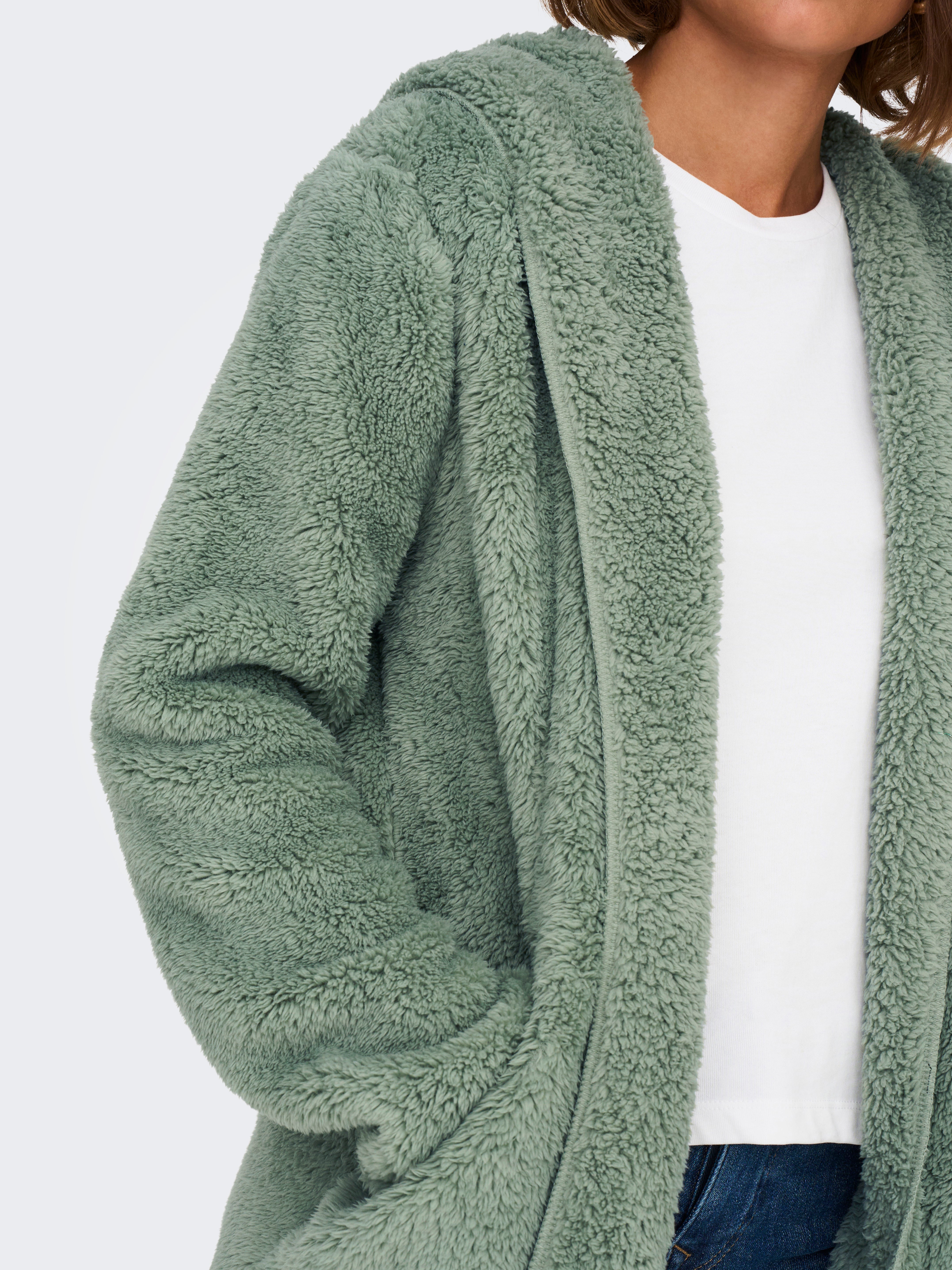 ONLCONTACT Teddyfell Jacke Lily Pad