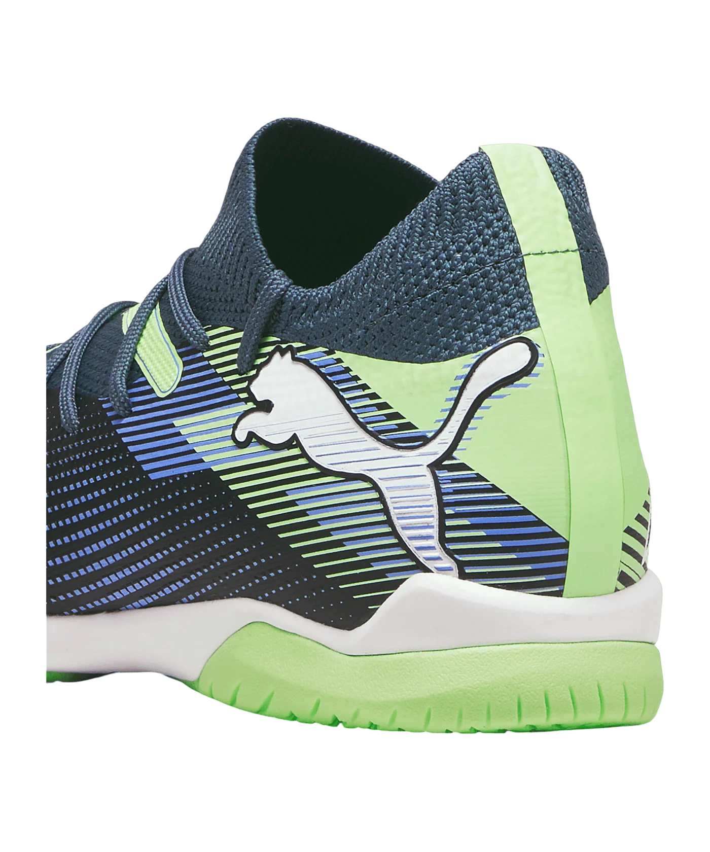 PUMA FUTURE 7 Match + Mid IN Lights Out Jr Kids Grau Weiss F03