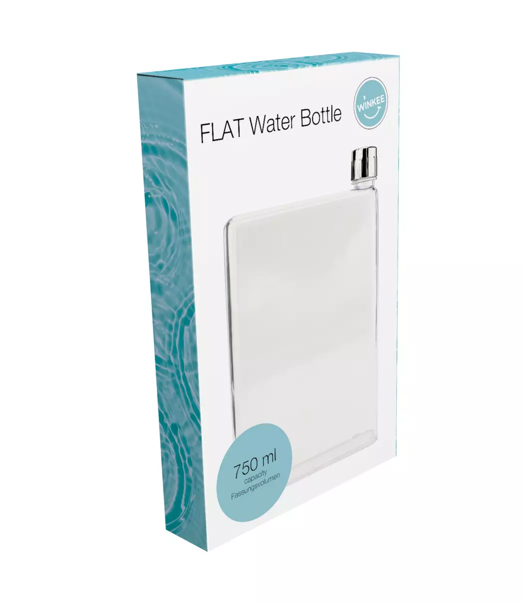 Trinkflasche Flat 750 ml