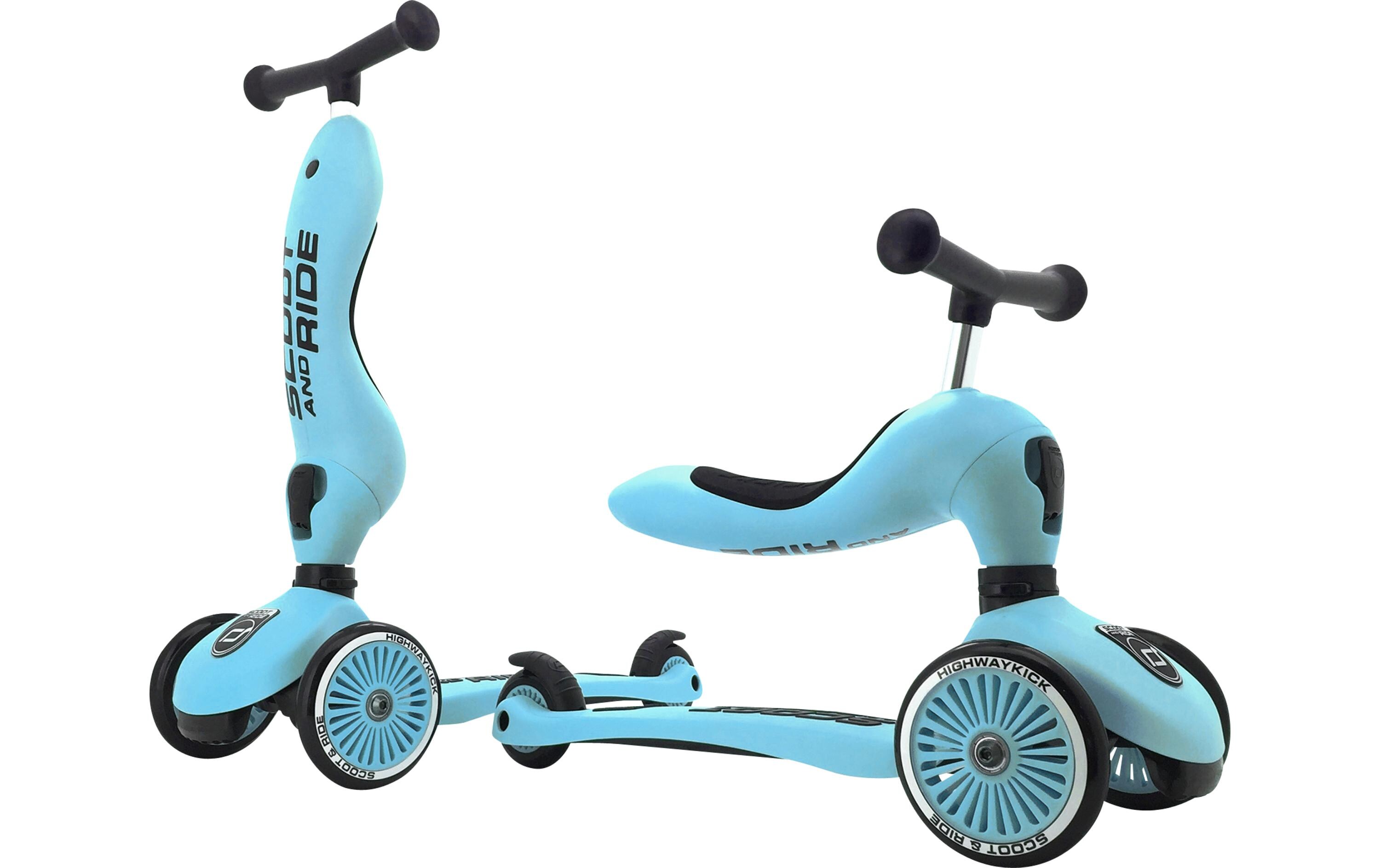 Scooter Highwaykick 1 blauScooter mit Sitz