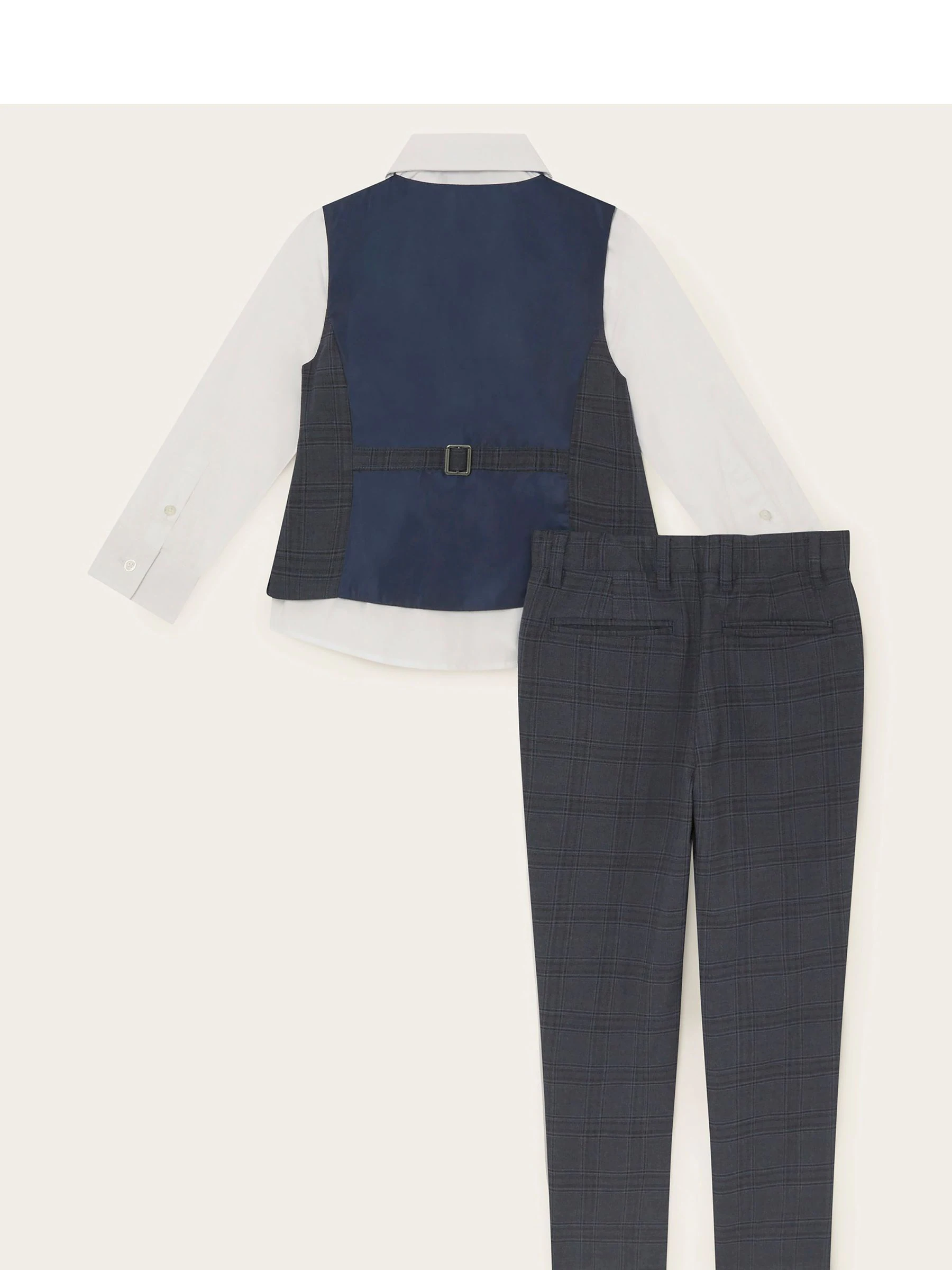 Monsoon 4-Piece Check Suit