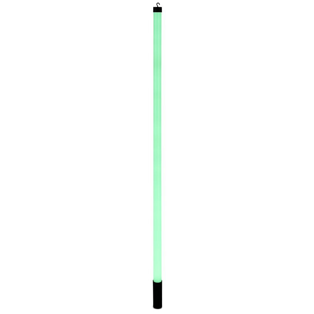 Tube néon LED vert plastique Ø3,3xH116cm