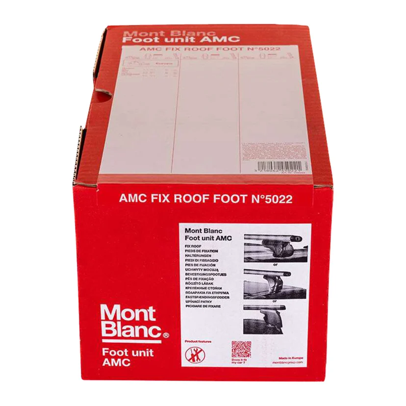 Fotsett for flatt tak 4-pk