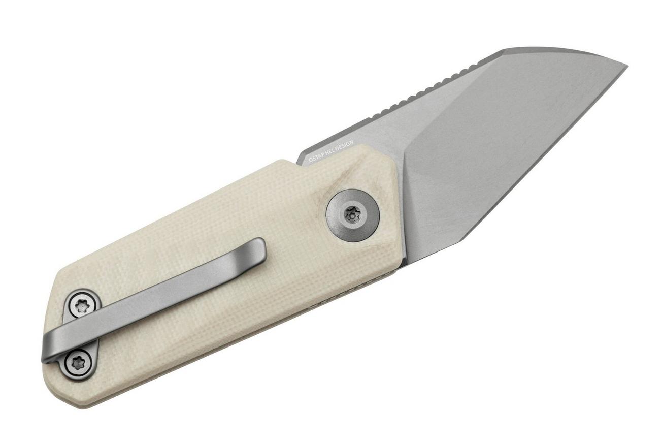 Civivi Ki-V C2108C Ivory G10 zakmes, Ostap Hel design