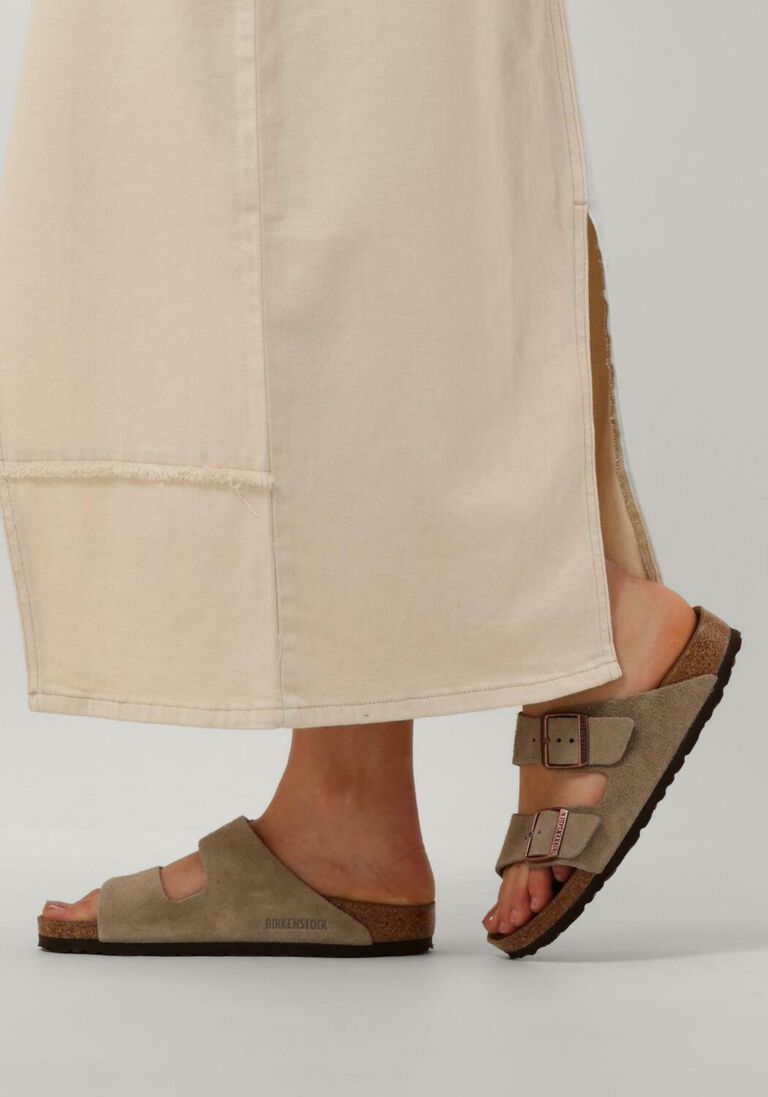 BIRKENSTOCK taupe birkenstock slippers arizona dames