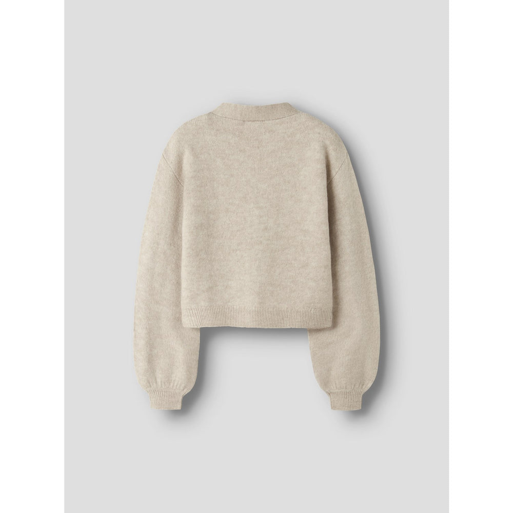 Køb Name It Cement Black Bow Nkfrina Ls Strik Card
