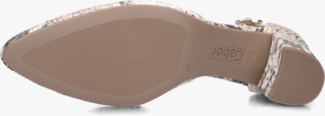 beige gabor sandalen met hak 340