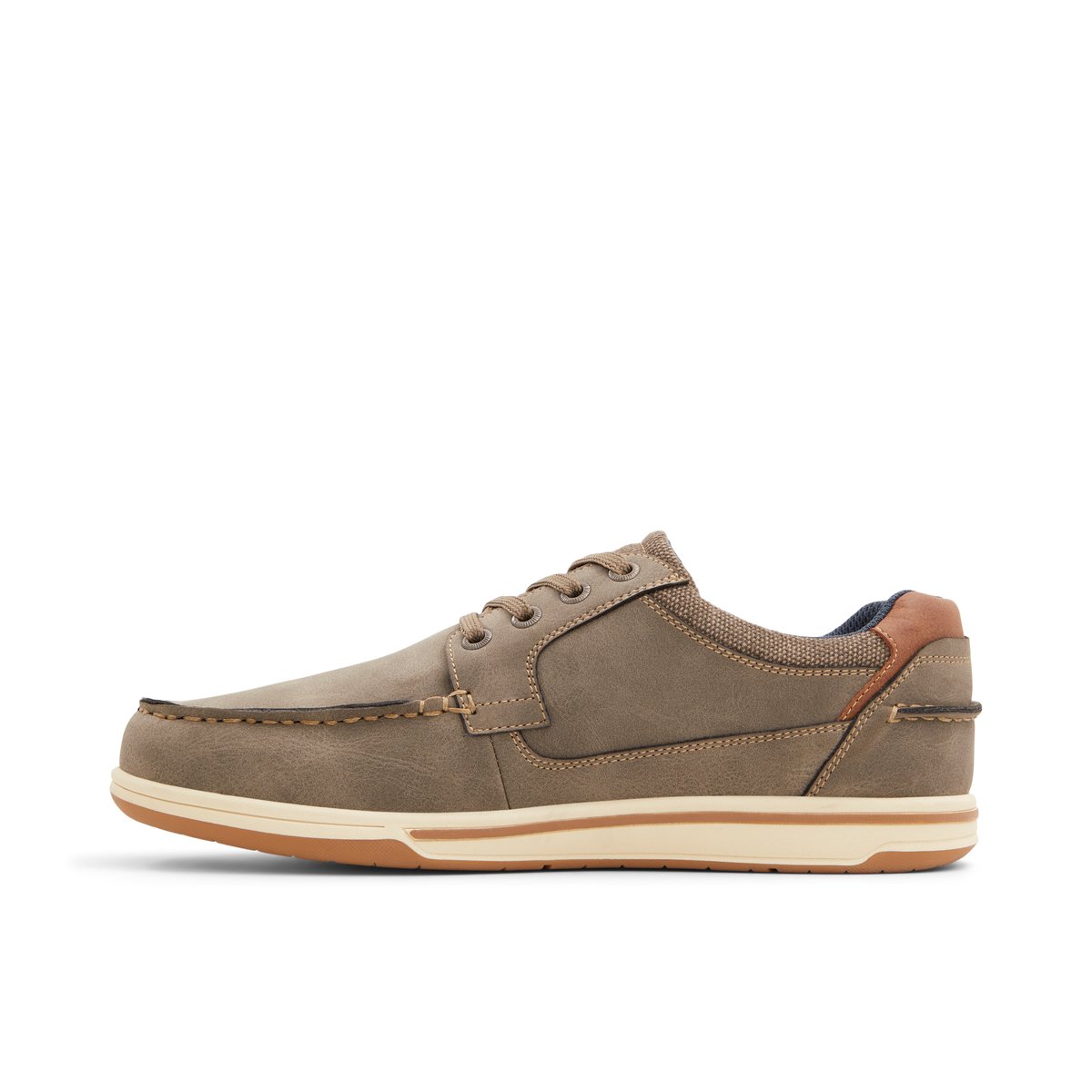WEEKENDERS-Nyderikith-Chaussure bateau - Talon plat - Kaki