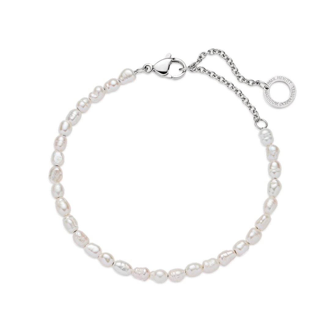 Paul Hewitt Charm-Armkette Pearl Marinium Ocean Steel Silbrig