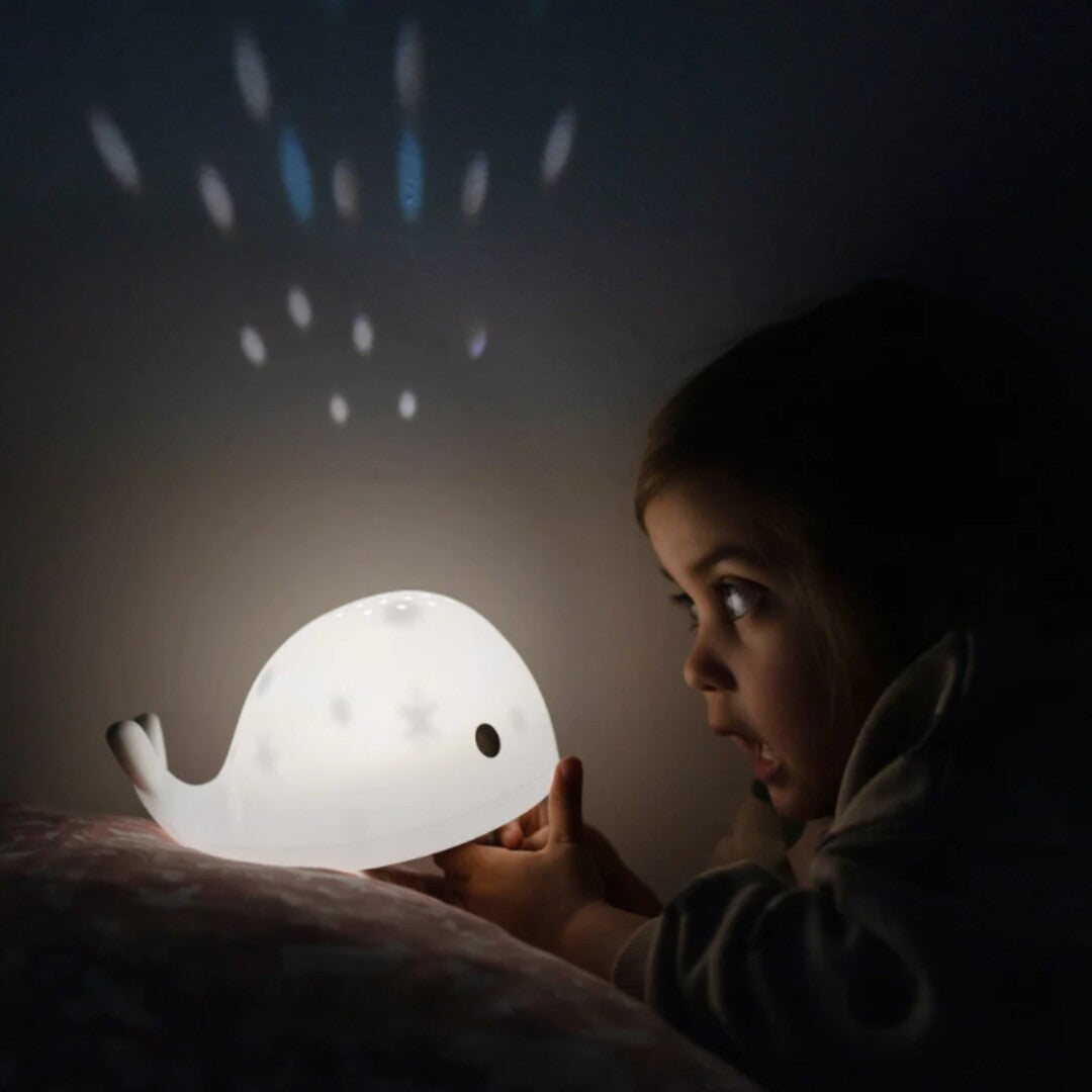 Flow amsterdam nachtlamp en lichtprojector walvis moby