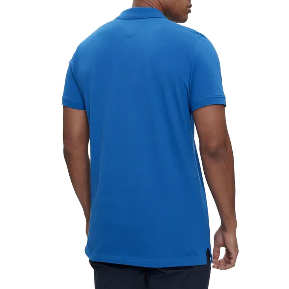 Tommy Hilfiger Polo Bleu Homme Tommy Hilfiger Slim Placket