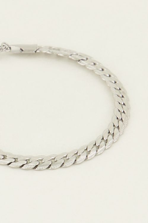 Armband platte schakel