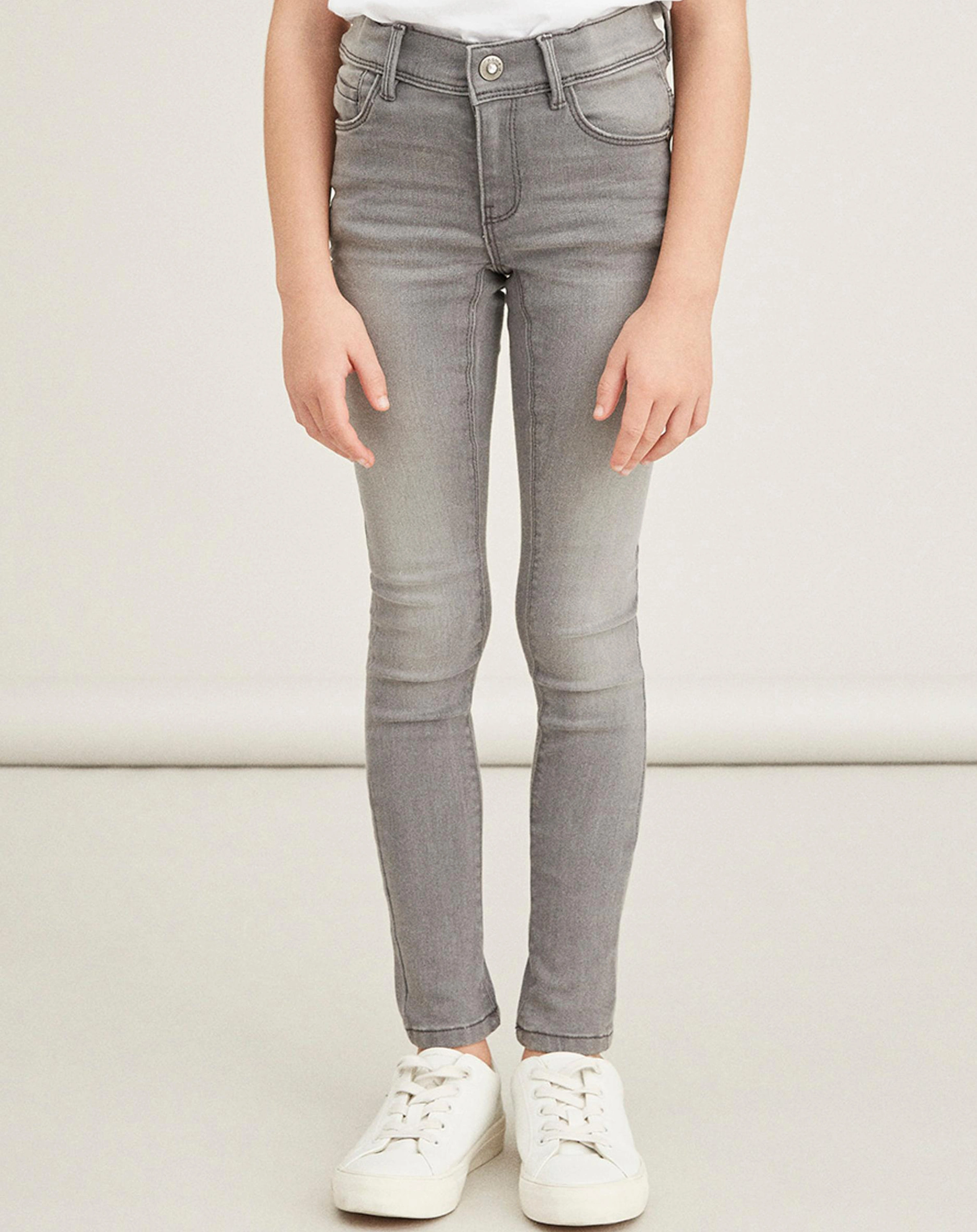Jeanshose NKFPOLLY 1262-TA Skinny Fit in light grey denim