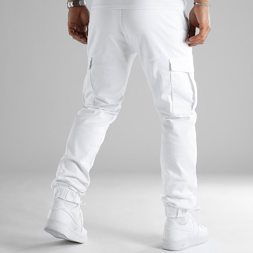 Pantalon Cargo Regular Fit 2715 Blanc