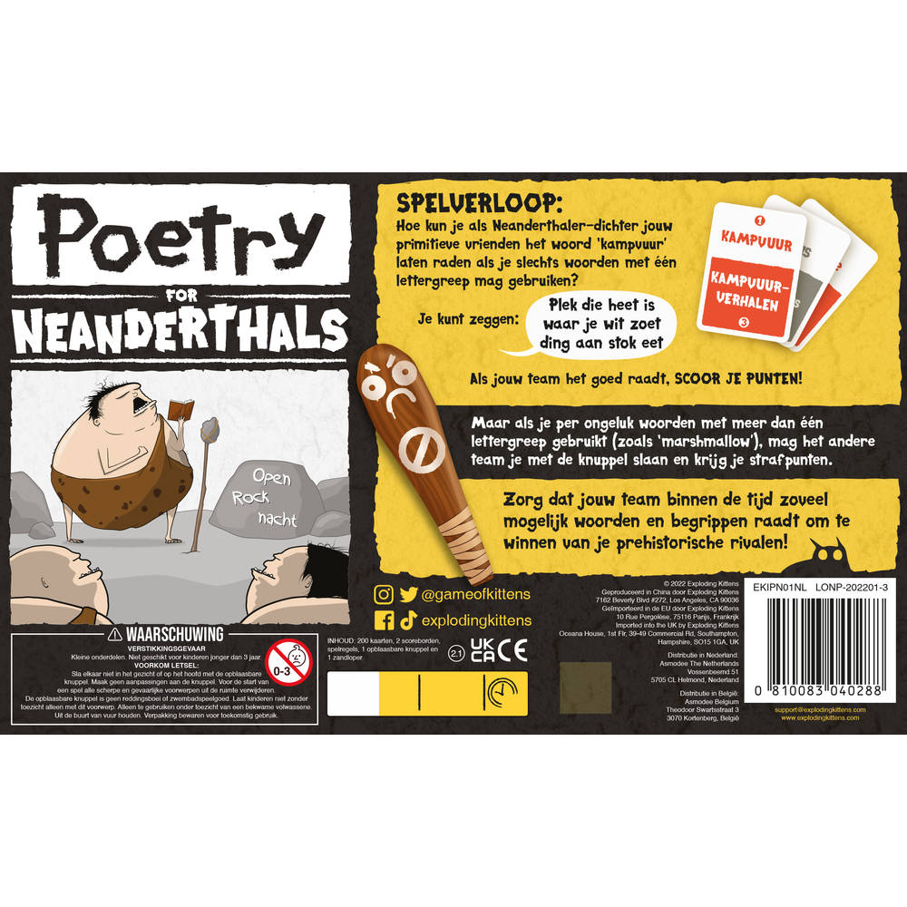 Poetry for Neanderthals