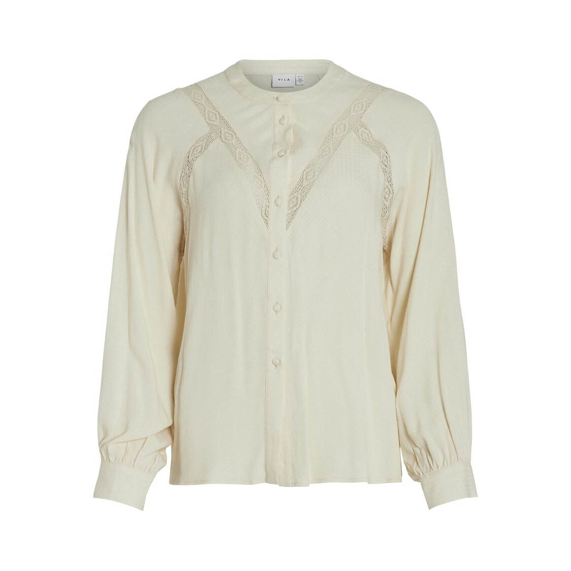 Blusa VILA com gola bordada