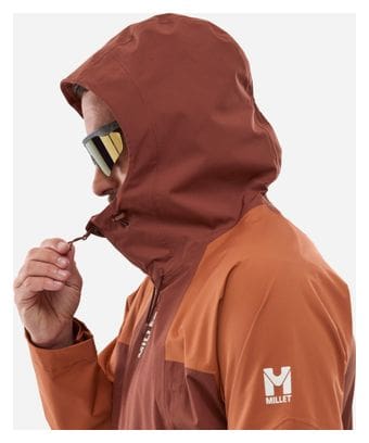 Veste Imperméable Millet Fitz Roy Marron Homme