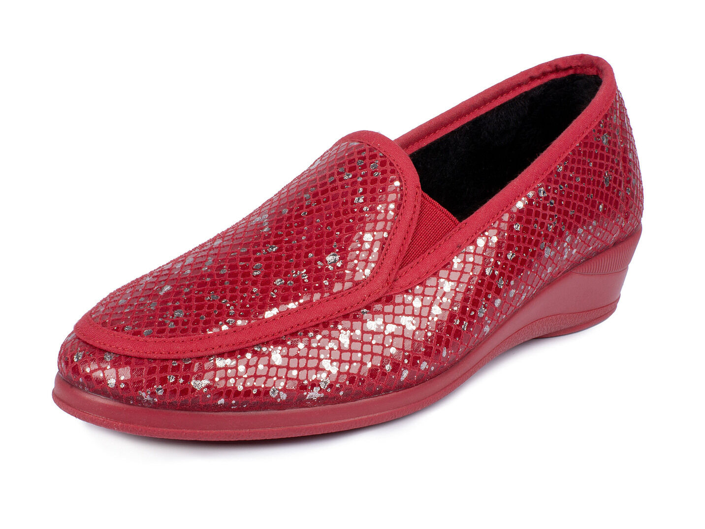 Mokassin in eleganter Kroko-Optik