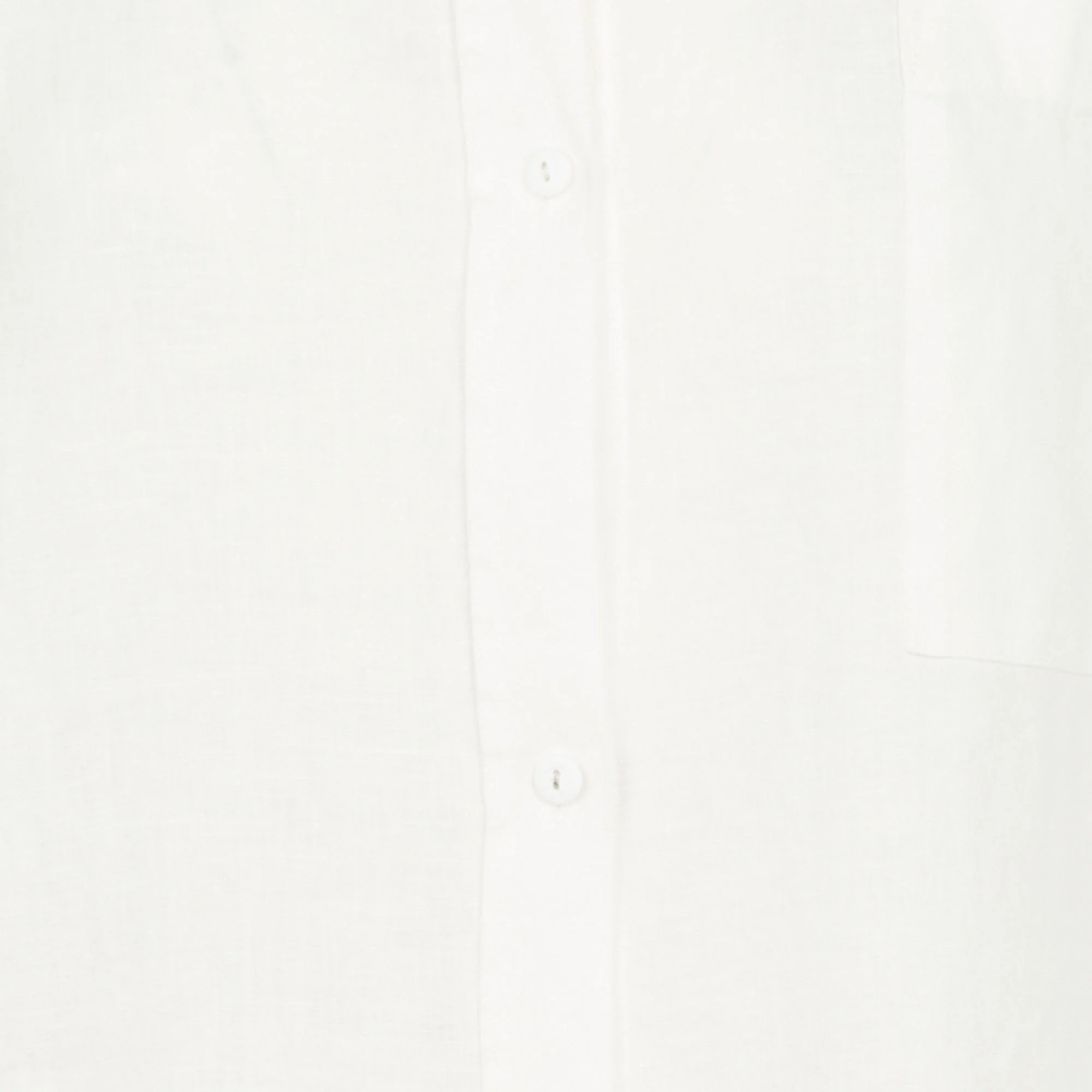 PROCIDA - Robe midi col classique en lin | Blanc