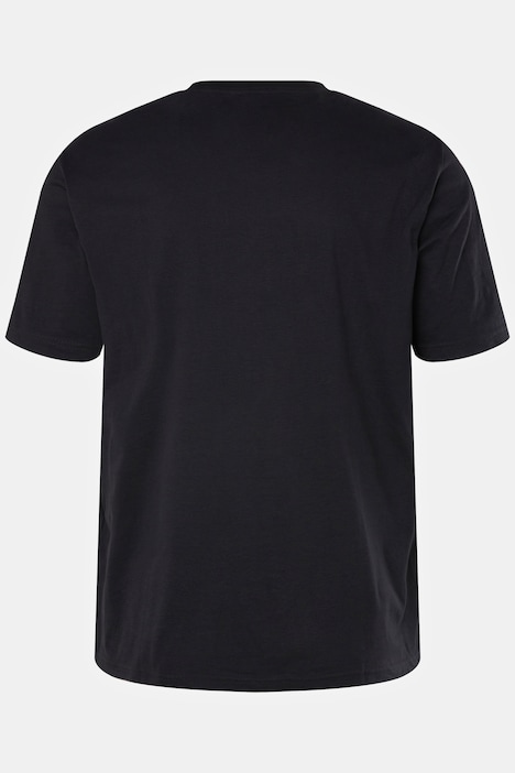 T-Shirt, Halbarm, Rundhals, Brustprint, bis 8 XL