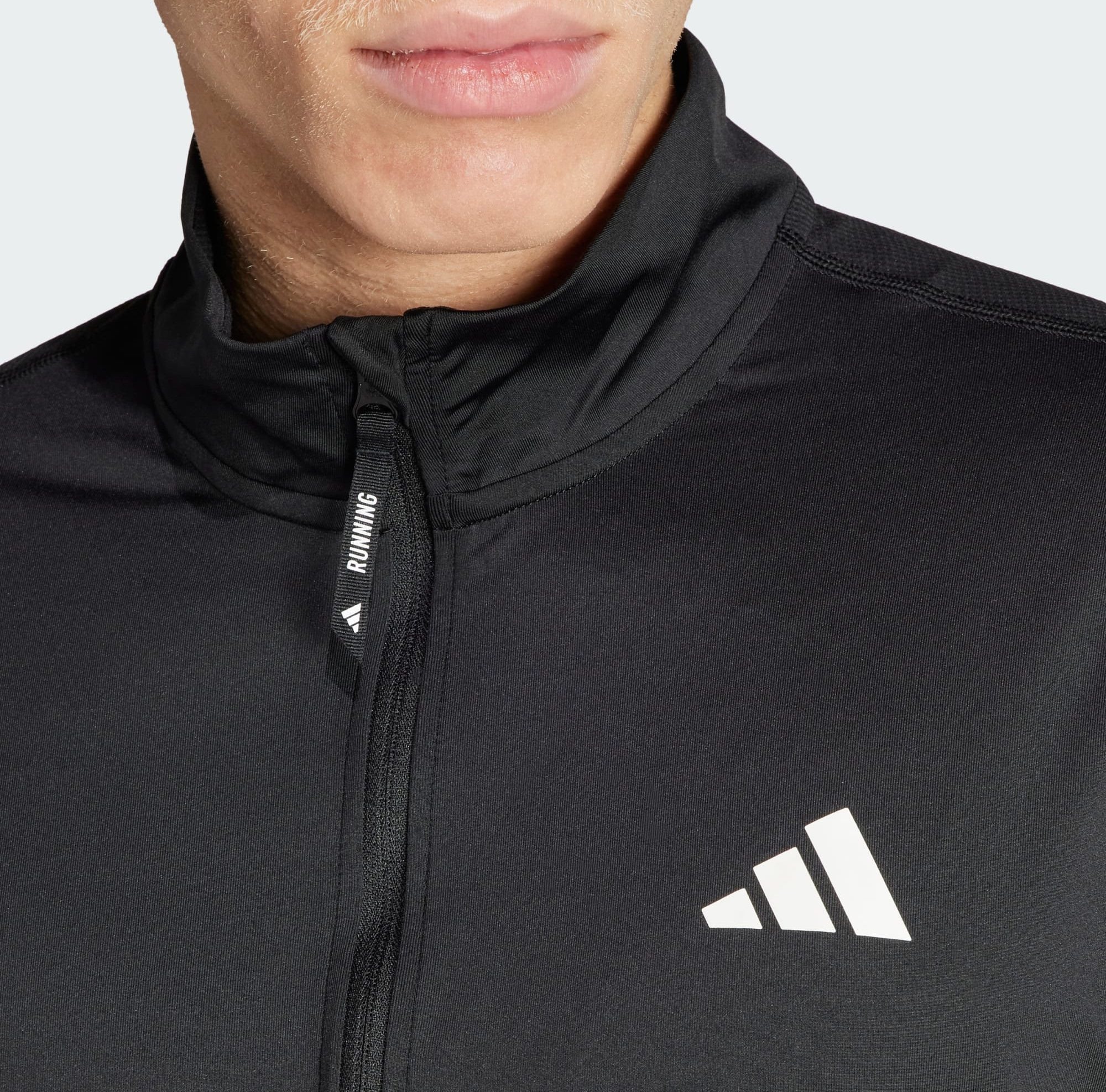 Own the Run Half-Zip Herre Black