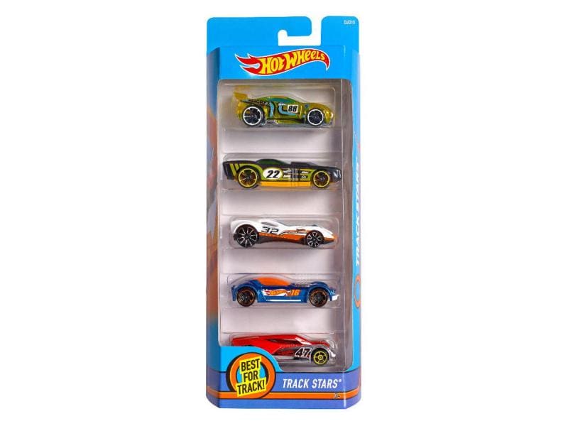 Hot Wheels Action Cars 5er Geschenkset assortiert Mit 5 zufälligen Autos