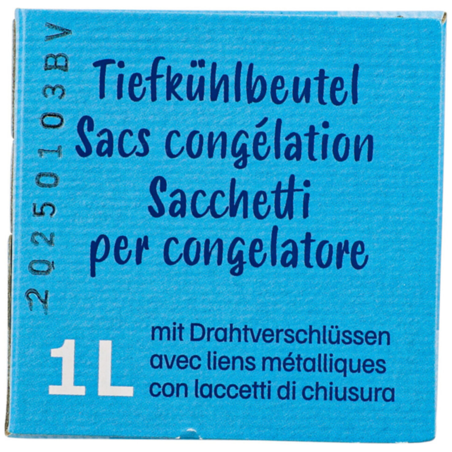 Tiefkühlbeutel mit Drahtverschlüssen 1L 50 Stück