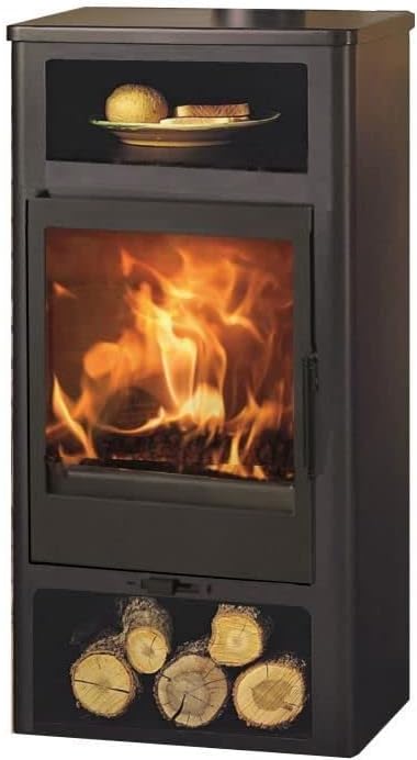 Altea Holzofen 5,9 kW - Buches bis 40 cm - Ertrag 77% - Für 150 m3 -EcoDesign 2022