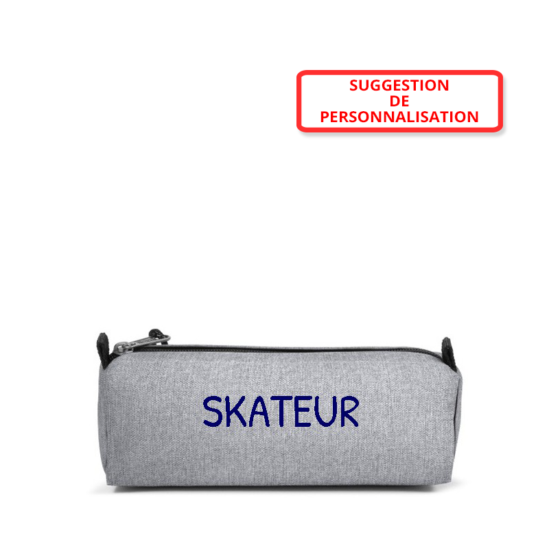 Trousse simple Benchmark personnalisée sunday grey