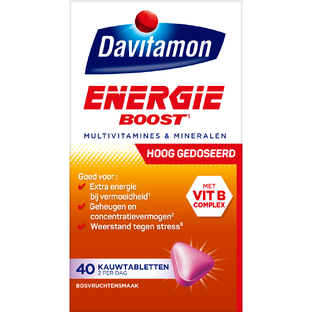 Davitamon Energie Boost Kauwtabletten 40KTB