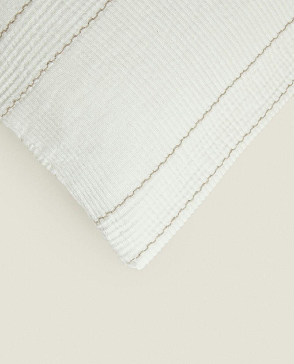 CAPA DE ALMOFADA EM jacquard DE ALGODÃO