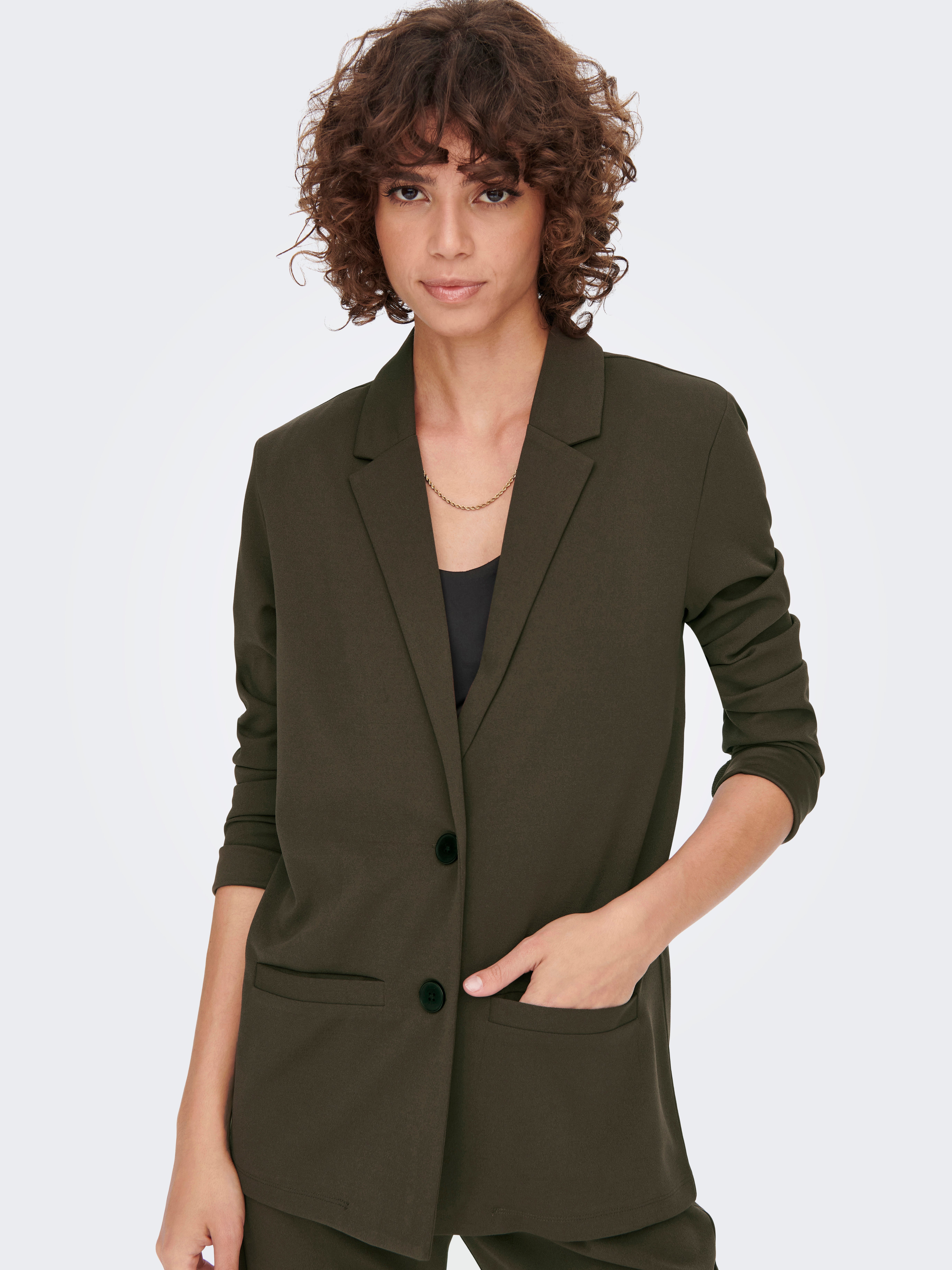 JDYLOUISVILLE Blazer Chocolate Brown
