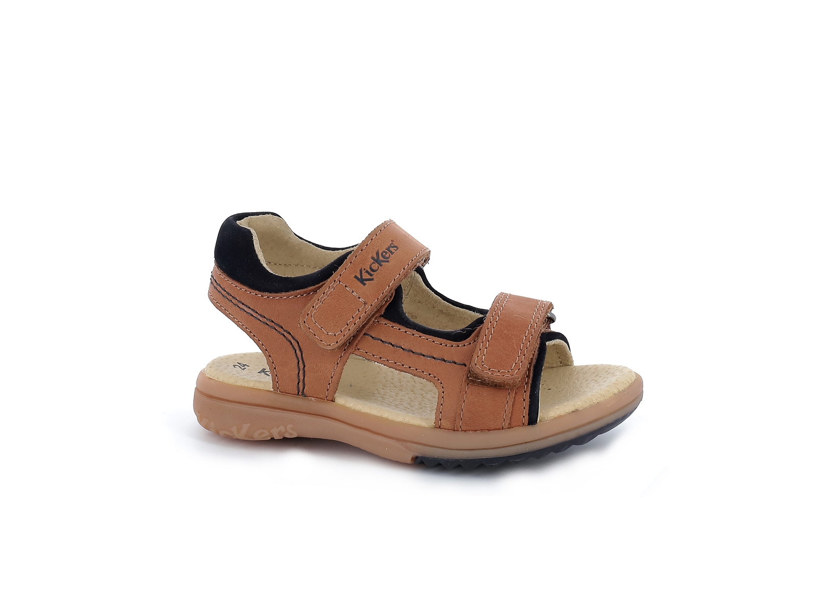 Kickers-349498 Cuir Cognac