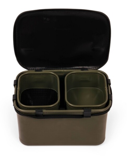 Sac à Appâts Korum EVA Solid Bait Station 8L (avec 2 Plateaux)