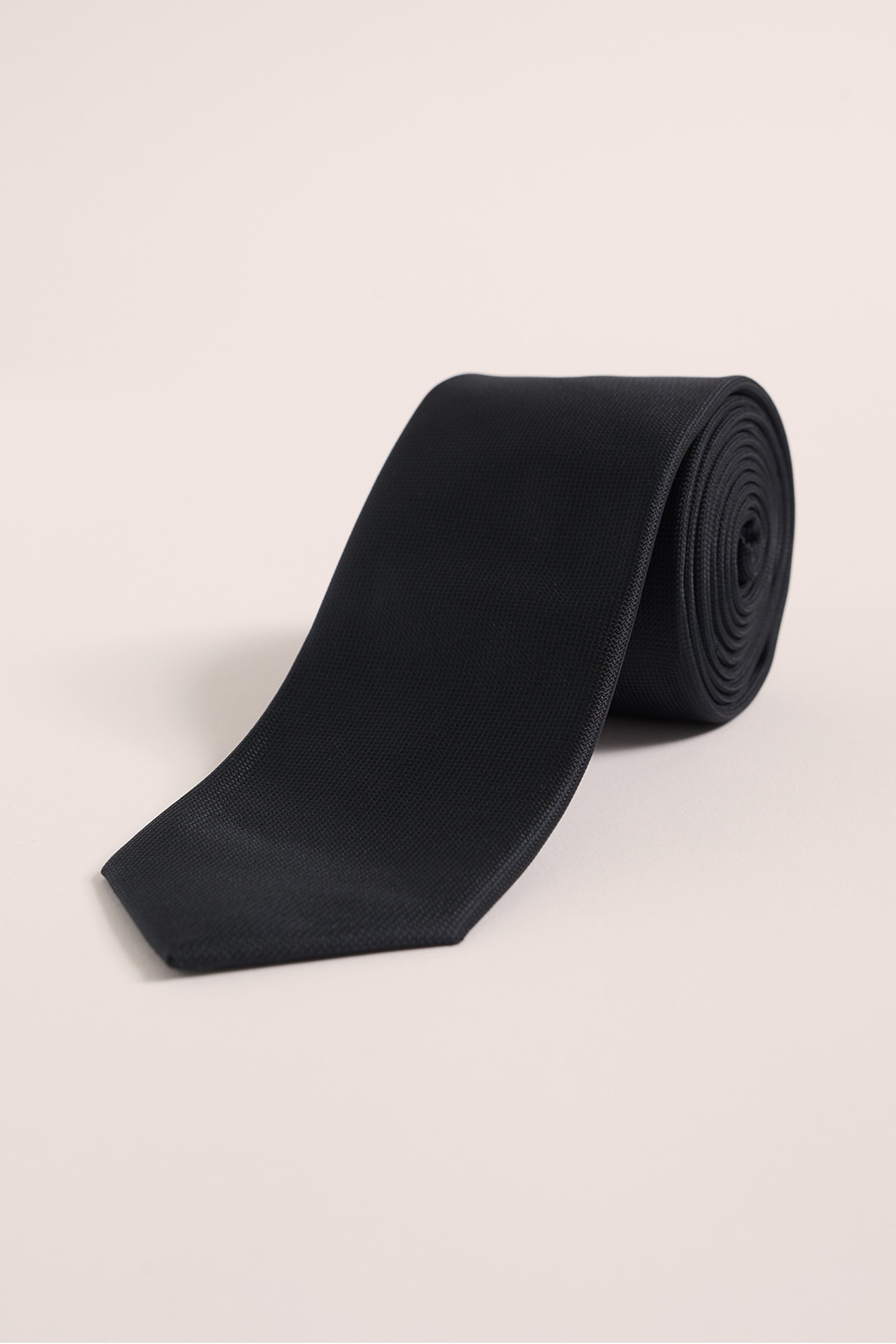 stropdas met structuur WE Fashion Zwart