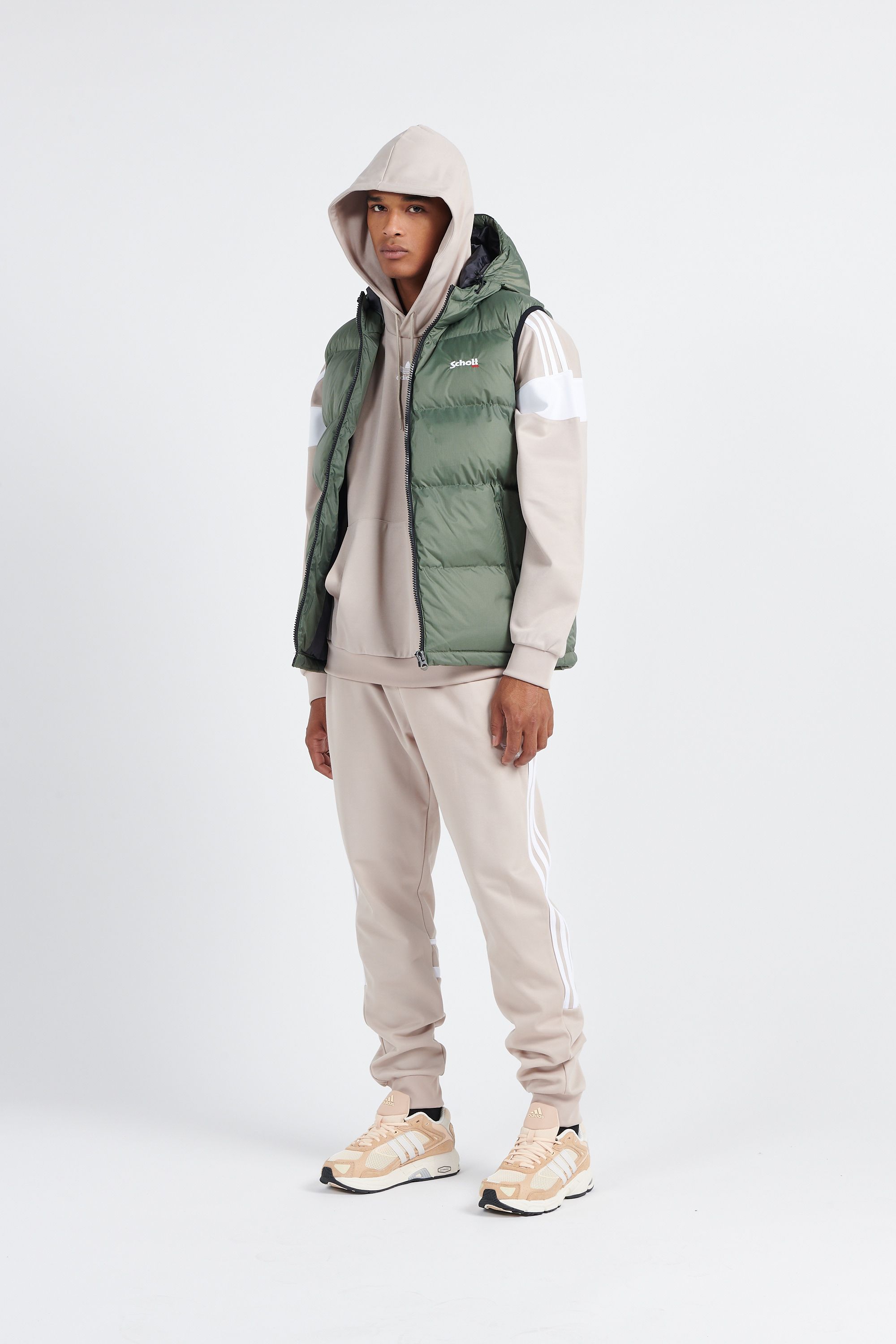 SCHOTT Doudoune sans manches IDAHO 2 VEST Vert