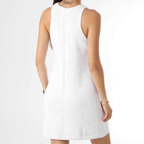 Robe Débardeur Sans Manches Femme 1398 Blanc