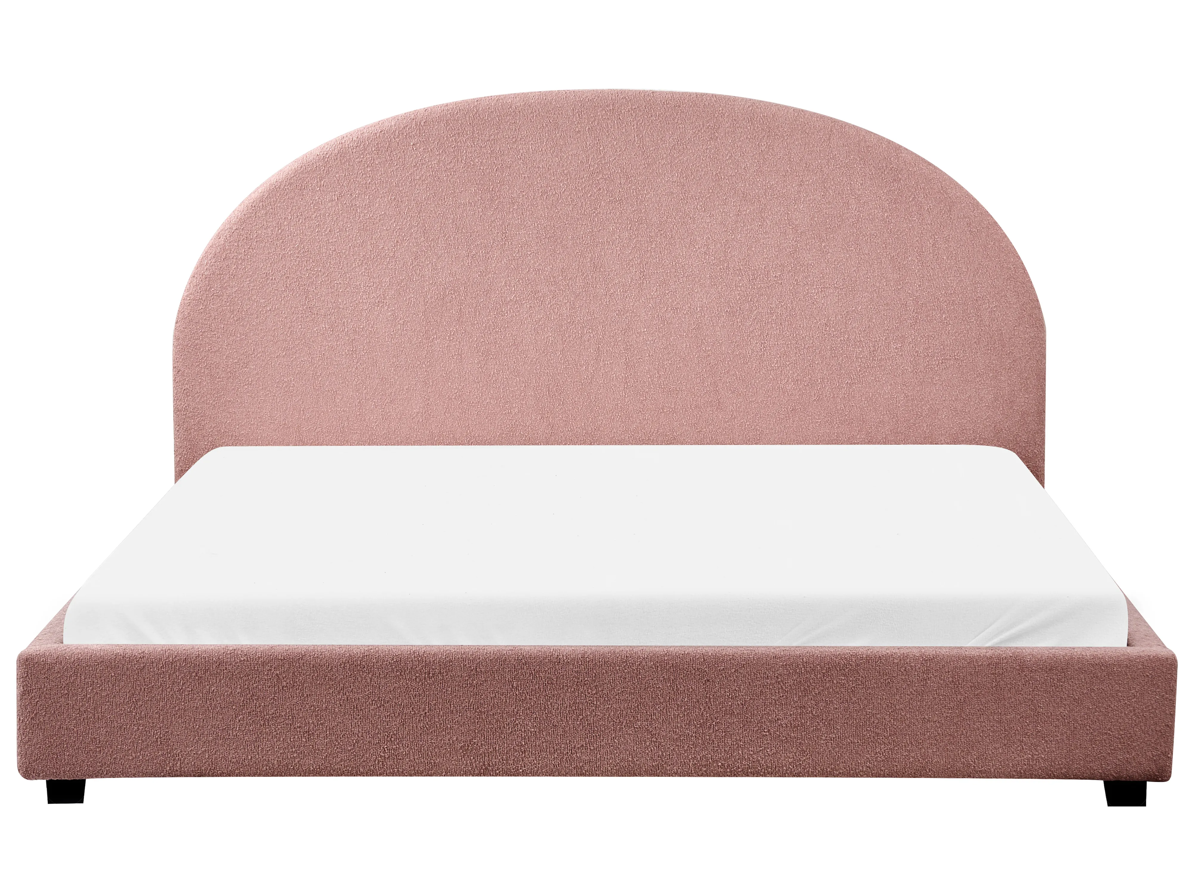 Waterbed Bouclé VAUCLUSE 180 x 200 cm Pastelroze