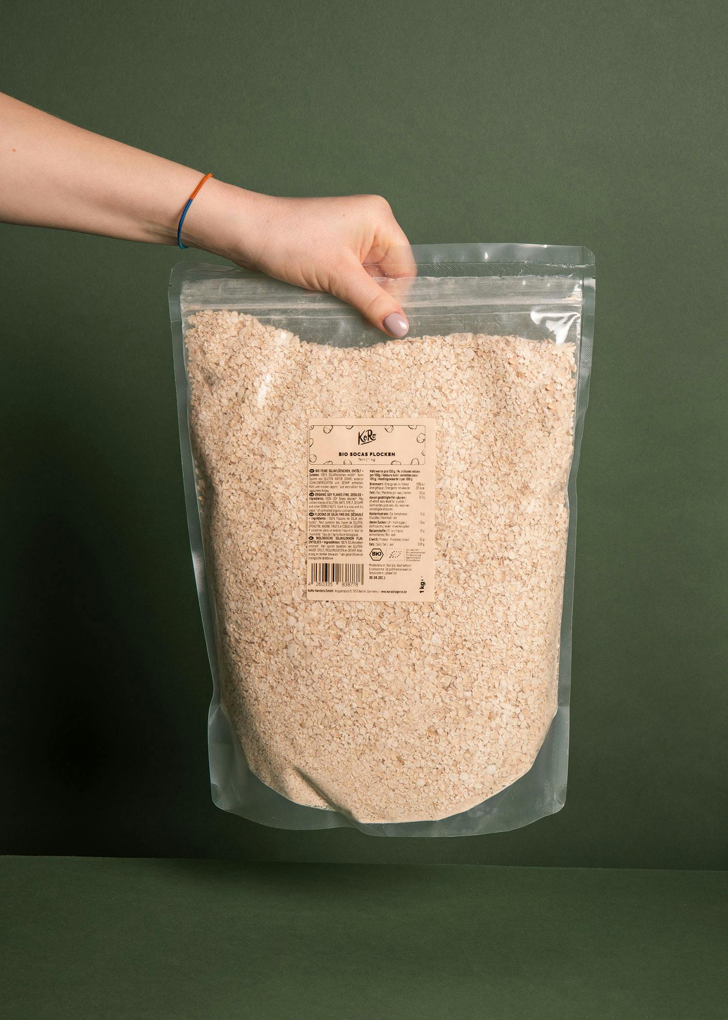 Feine Bio Socas Flocken 1 kg