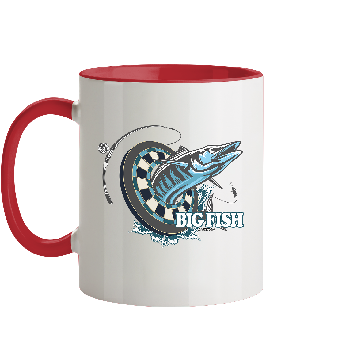 DartSturm - Big Fish - Tasse zweifarbig