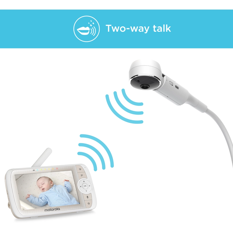 Motorola Video-Babyphone VM65X Connect mit Kinderbetthalterung