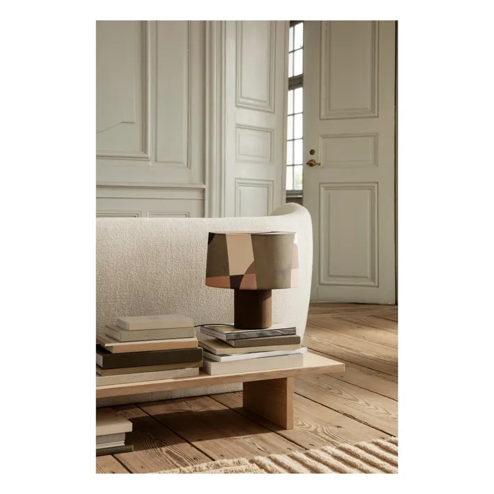 Ferm Living Pied de lampe Post en bois FSC | Chêne fumé