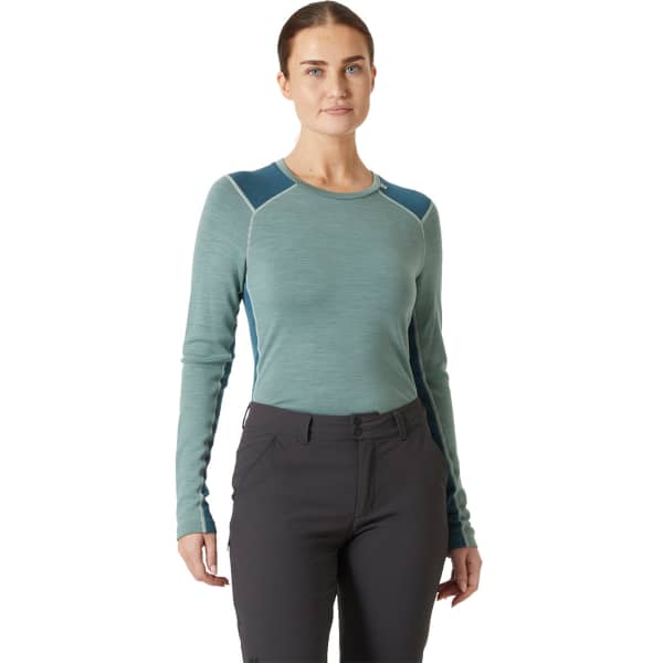 T-shirt thermique HELLY HANSEN W LIFA MERINO MIDWEIGHT CREW CACTUS
