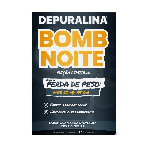 Depuralina Bomb Noite 30 cápsulas Edição Limitada