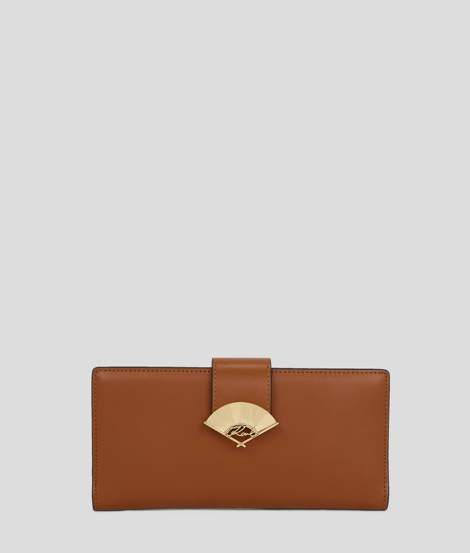PORTEFEUILLE CONTINENTAL MOTIF ÉVENTAIL K/SIGNATURE