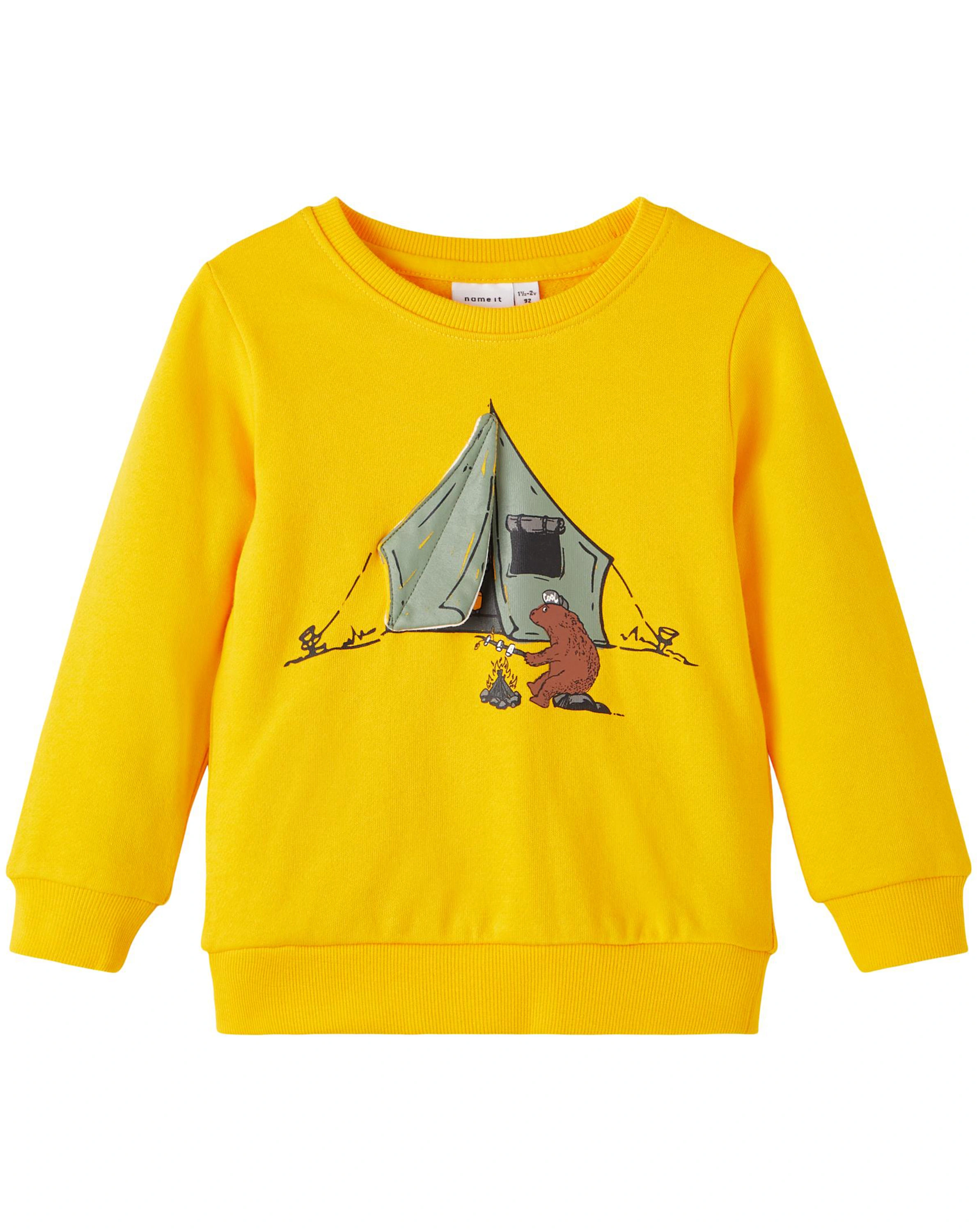 Sweatshirt NMMORM LIGHT in daylily