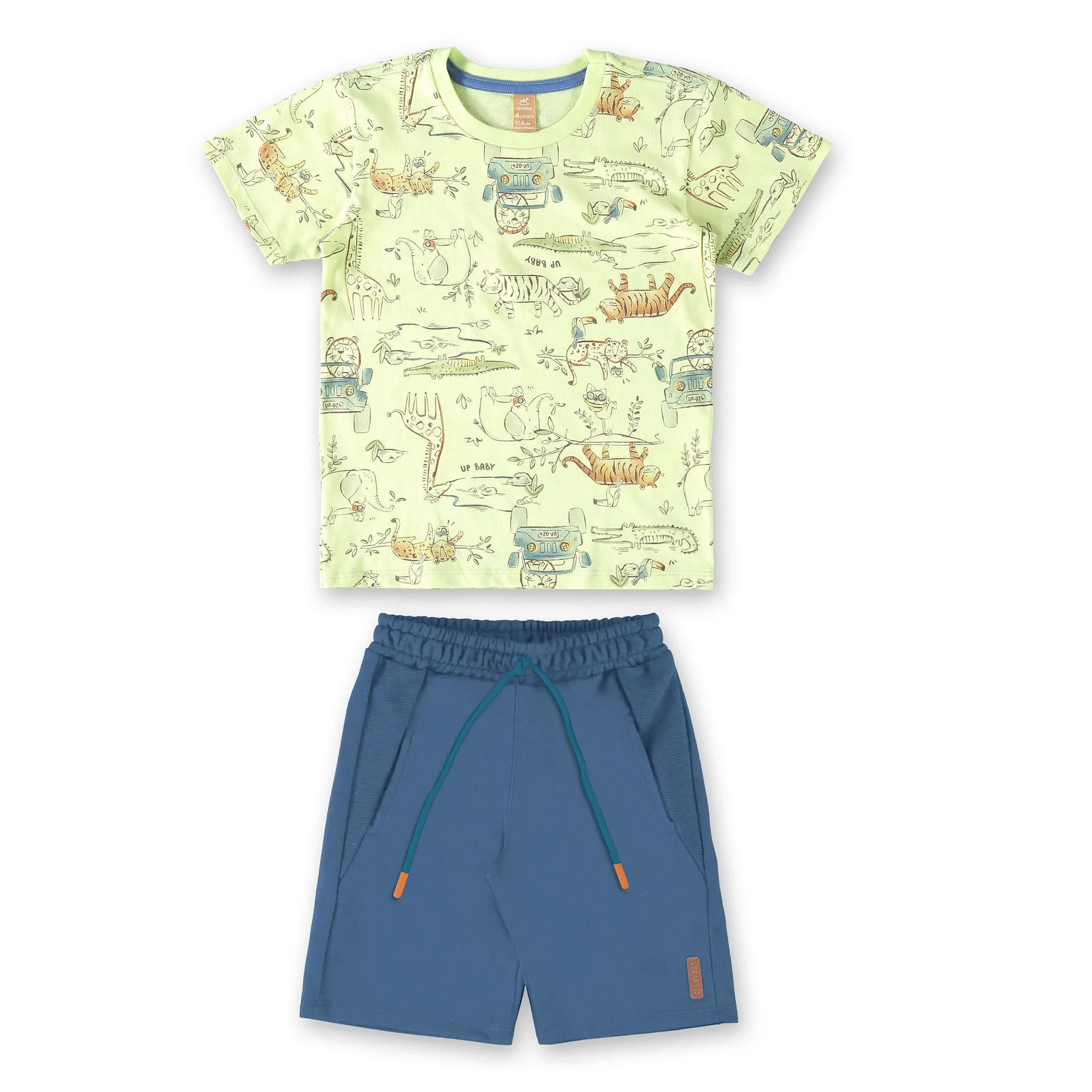 Up Baby Ensemble 2 Pièces Imprimé Jungle 2-8ans